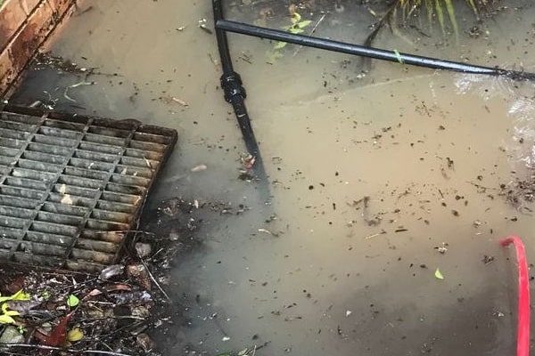 block stormwater drains